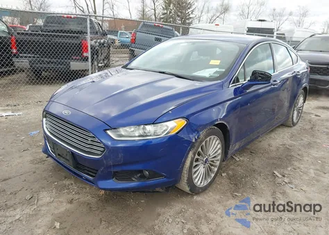 2016 Ford Fusion Titanium z USA, uszkodzony, nr VIN 3FA6P0K95GR136500
